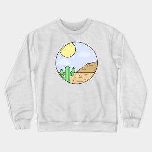 Pastel desert Crewneck Sweatshirt